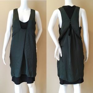 [Diesel] satin shift dress sleeveless